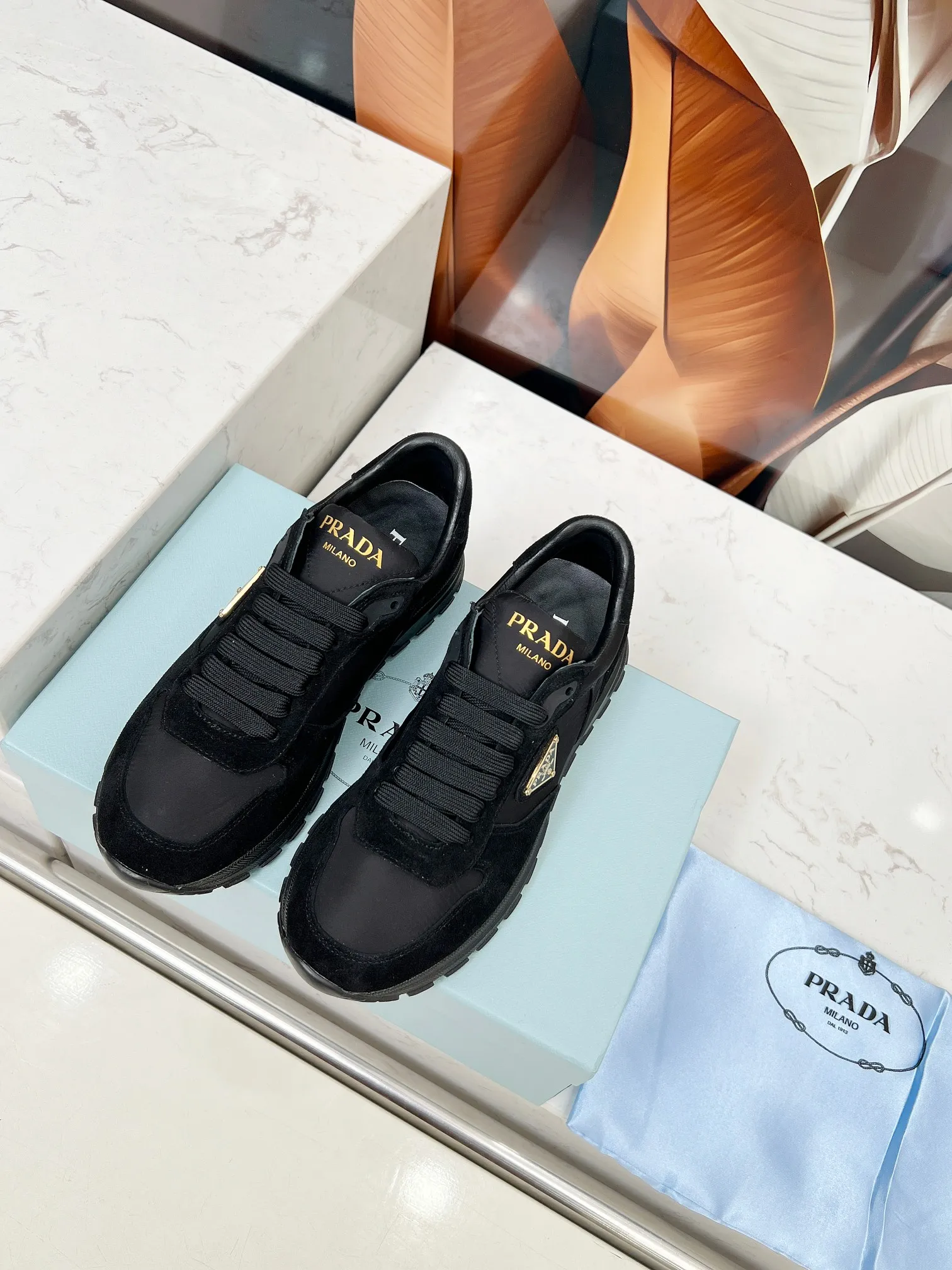 👟👟Ex-factory price 540👟👟 Prada "PRADA.." 2025 explosive model has been shipped. , original 1:1 development, four colors available 35--41 "Code 34 and 41 can be customized and cannot be returned or exchanged"